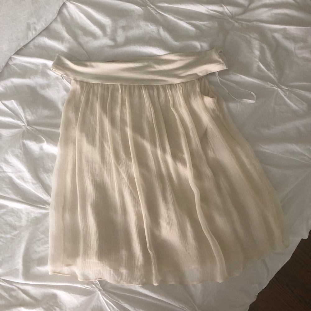 Off the Shoulder Cream Top